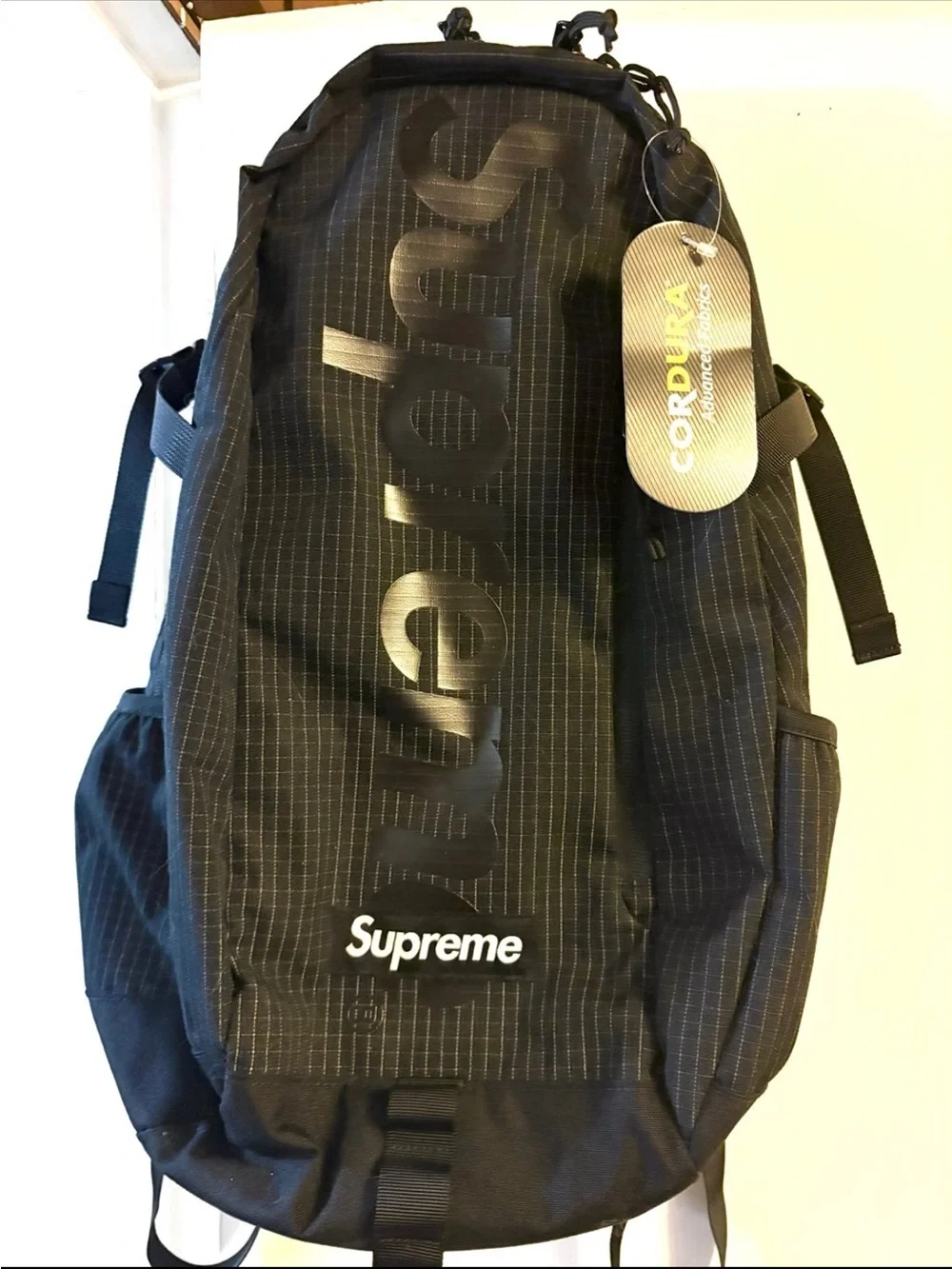 Supreme black backpack
